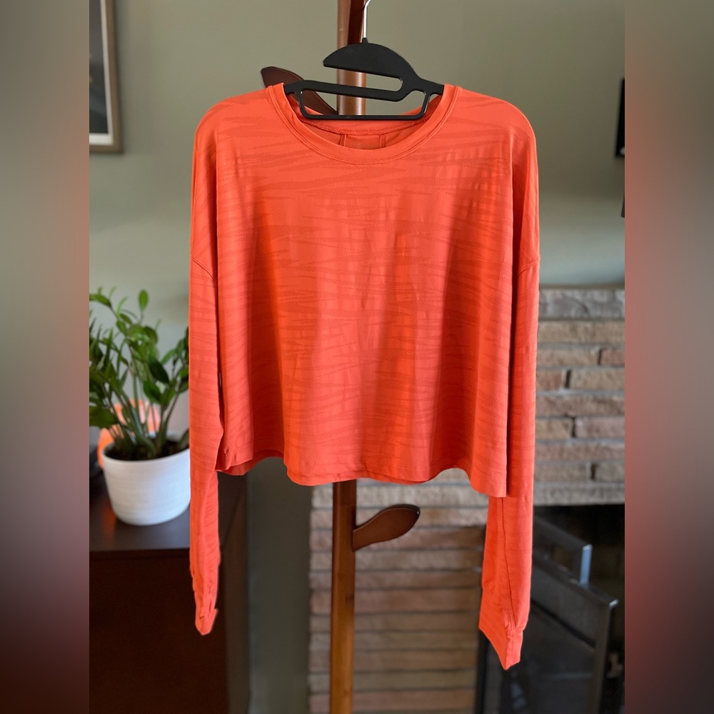 Lululemon Muscle Love L/S Tiger Mesh